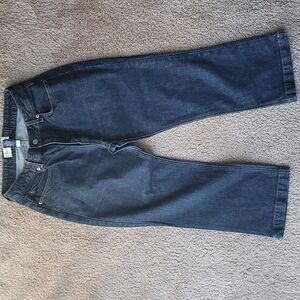 GAP Denim Bootcut Capri, Size 10, Color Blue